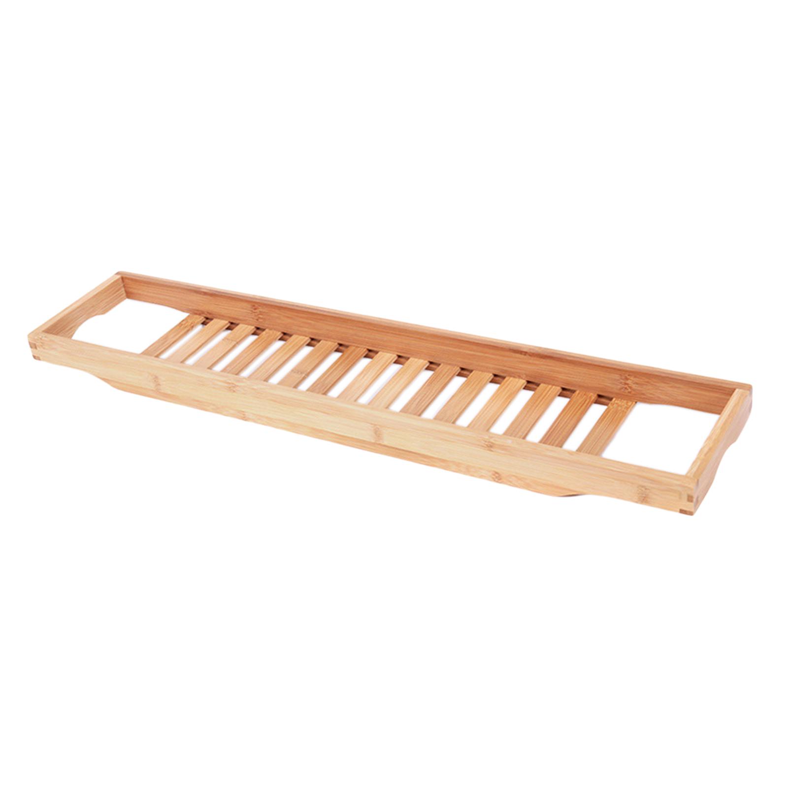 Bath Caddy Tray - Bandeja de bambú para bañera, organizador