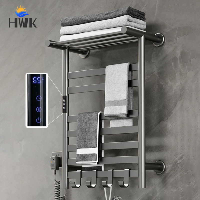 Towel Warmer Electric - Secador de toallas negro/blanco/gris. Toallero eléctrico