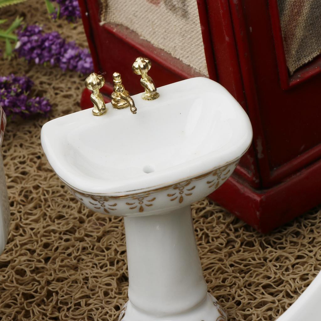 Home Bathroom Scales - Juego de Baño en Miniatura para