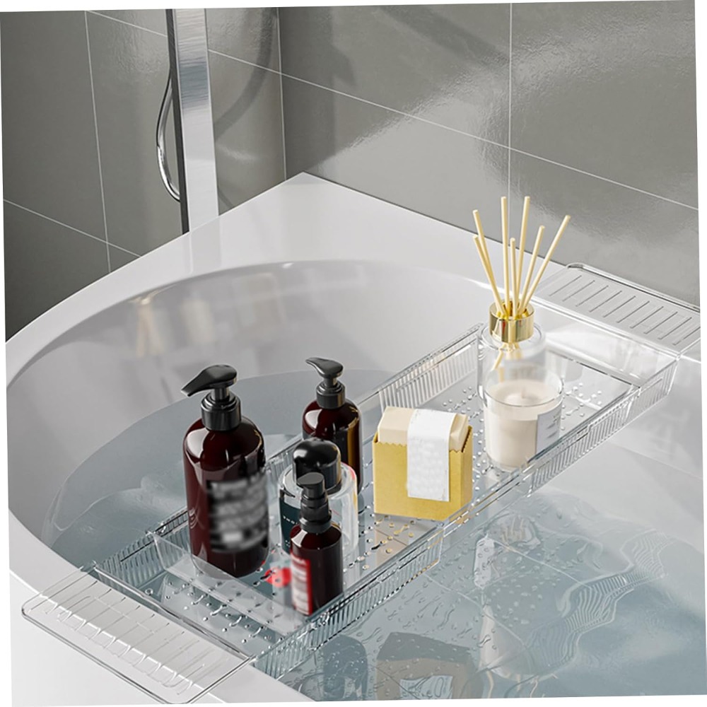 Bath Caddy Tray - Nueva bandeja ajustable para bañera, bandeja