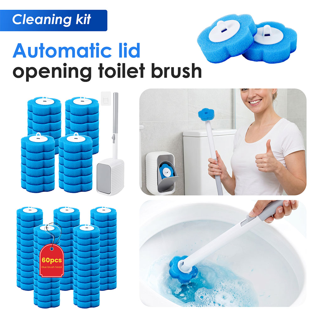 Home Bathroom Equipment - Nuevo Juego de Escobilla y Soporte