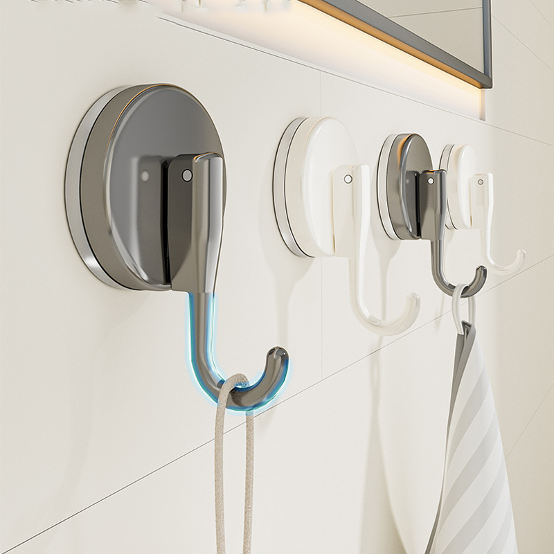 Home Bathroom Equipment - Ganchos con ventosa, sin perforaciones, multifuncional,