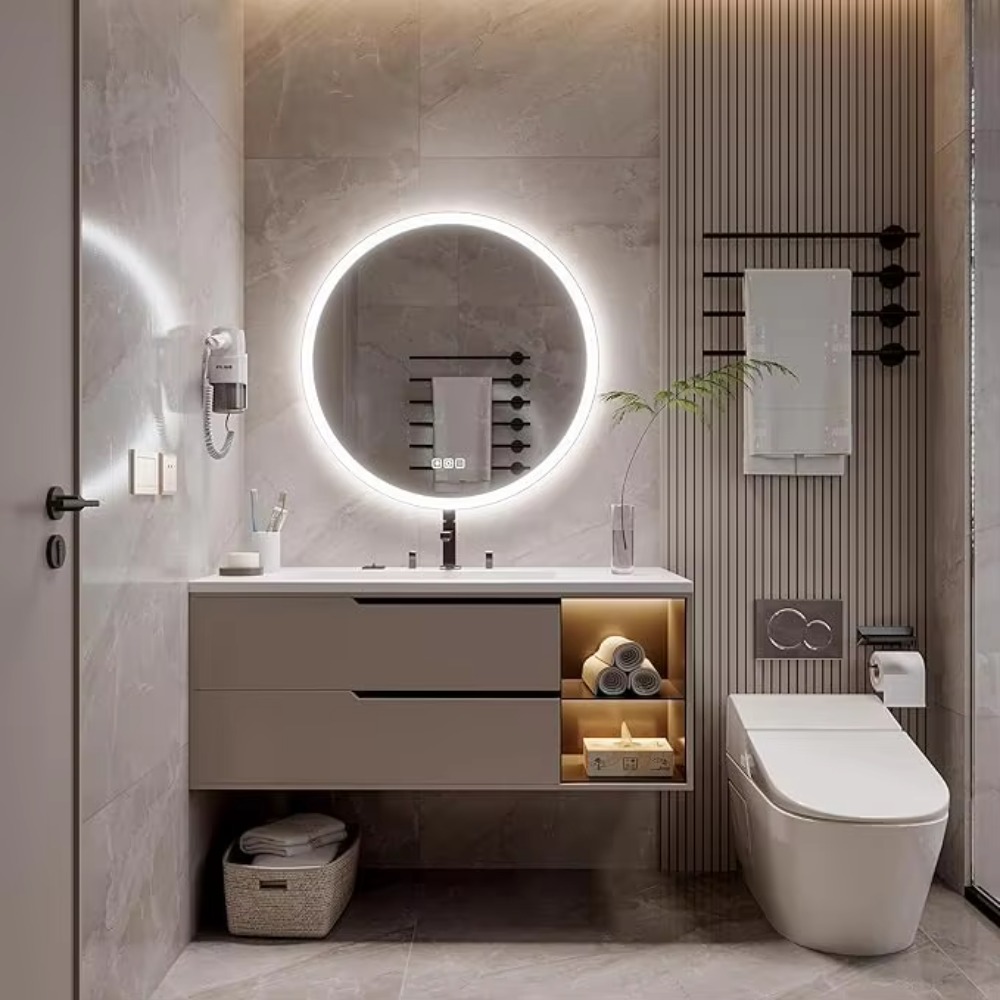 Bathroom Mirror Led - Espejo de Baño Inteligente LED Redondo