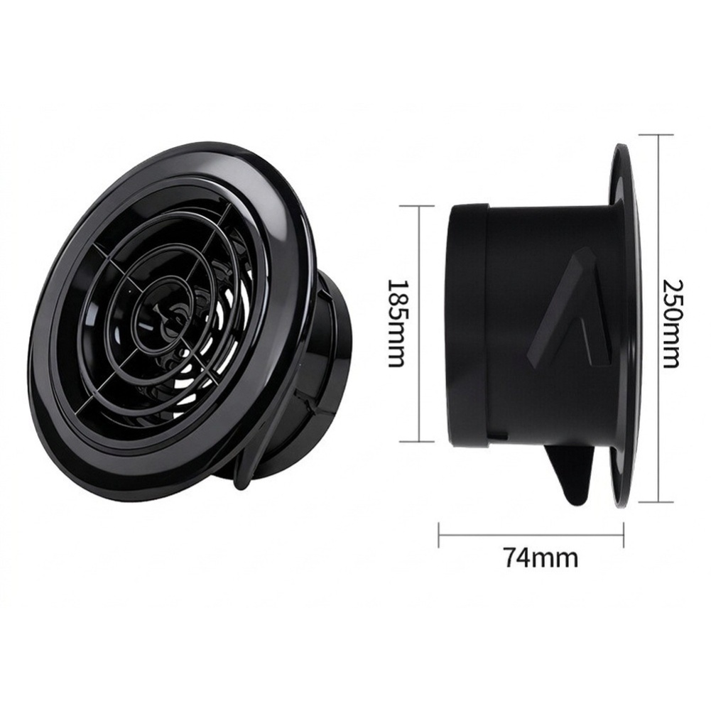 Home Bathroom Vent Fans - Rejilla de Ventilación Redonda Giratoria de