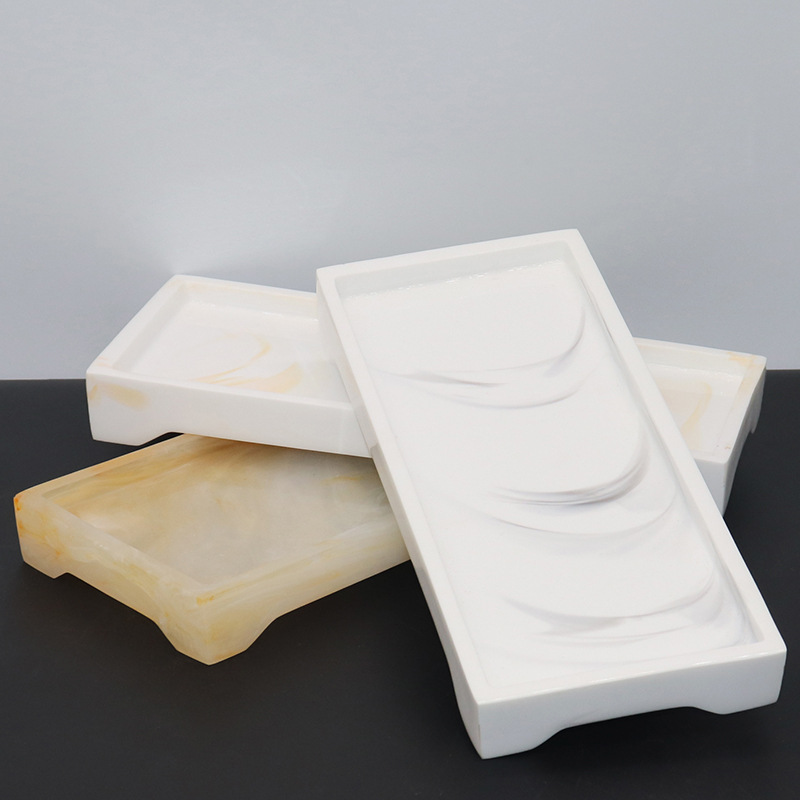 Bath Caddy Tray - Bandeja de tocador de resina resistente