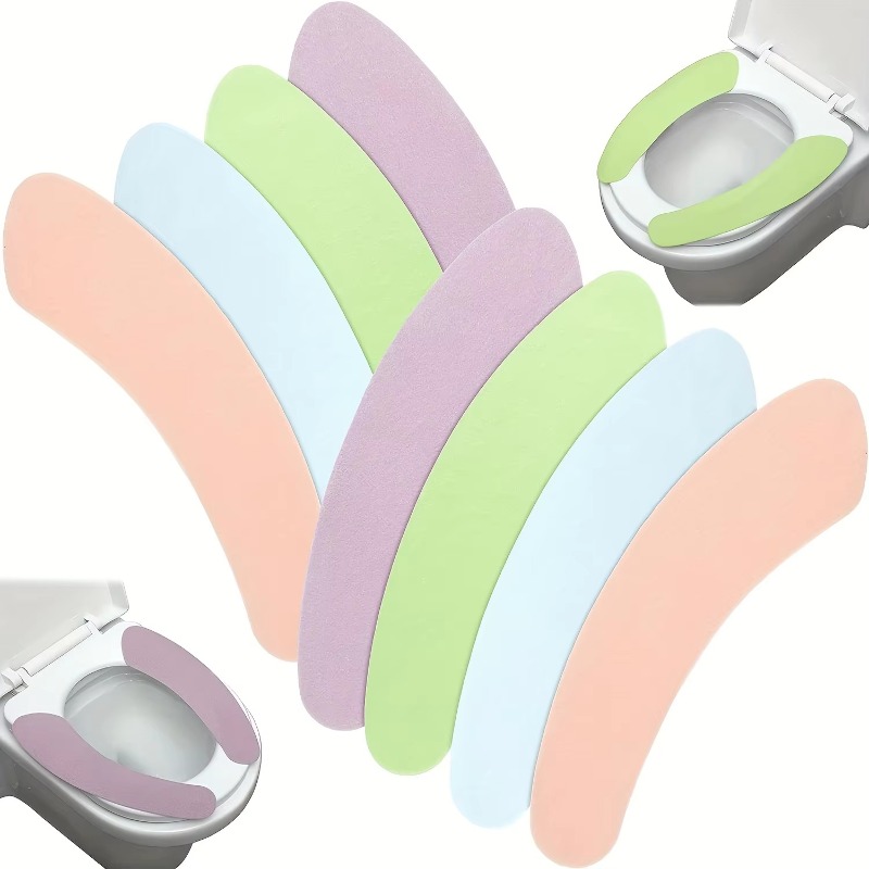Home Bathroom Equipment - Cojín para asiento de inodoro colorido,
