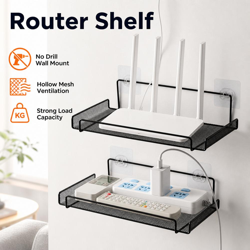 Home Bathroom Organizer - Estante de Pared de Acero Inoxidable
