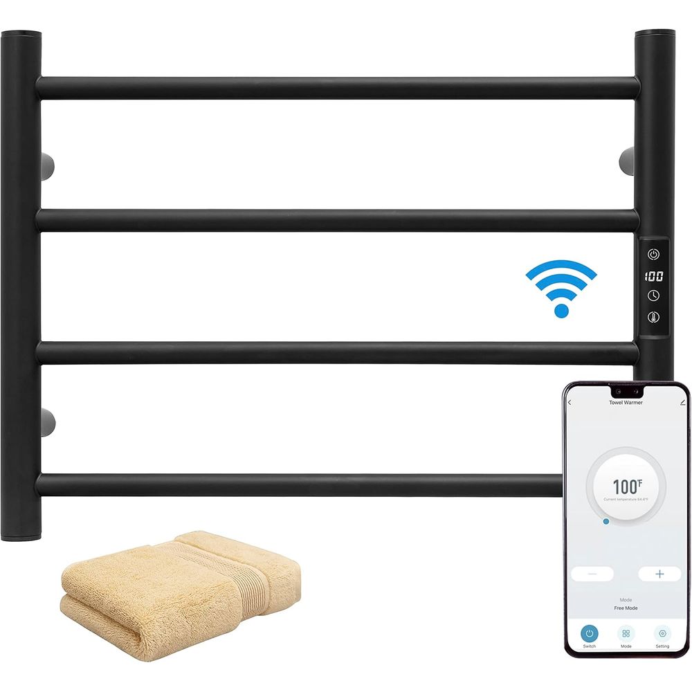 Towel Warmer Electric - KEG Calentador de toallas inteligente WiFi