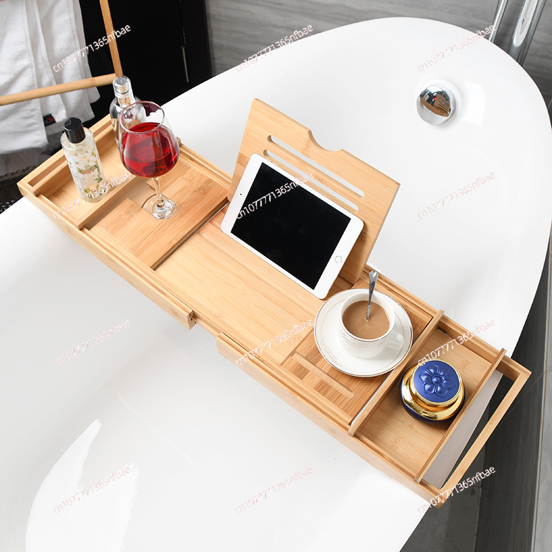 Bath Caddy Tray - Bandeja de Baño Extensible Antideslizante de