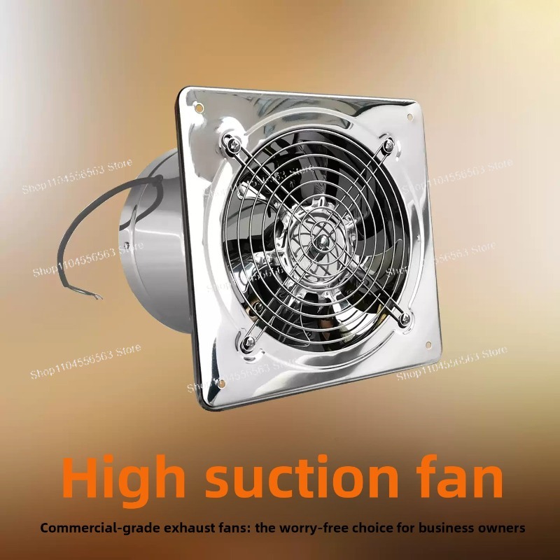 Home Bathroom Ventilation - Ventilador de Extracción de Acero Inoxidable