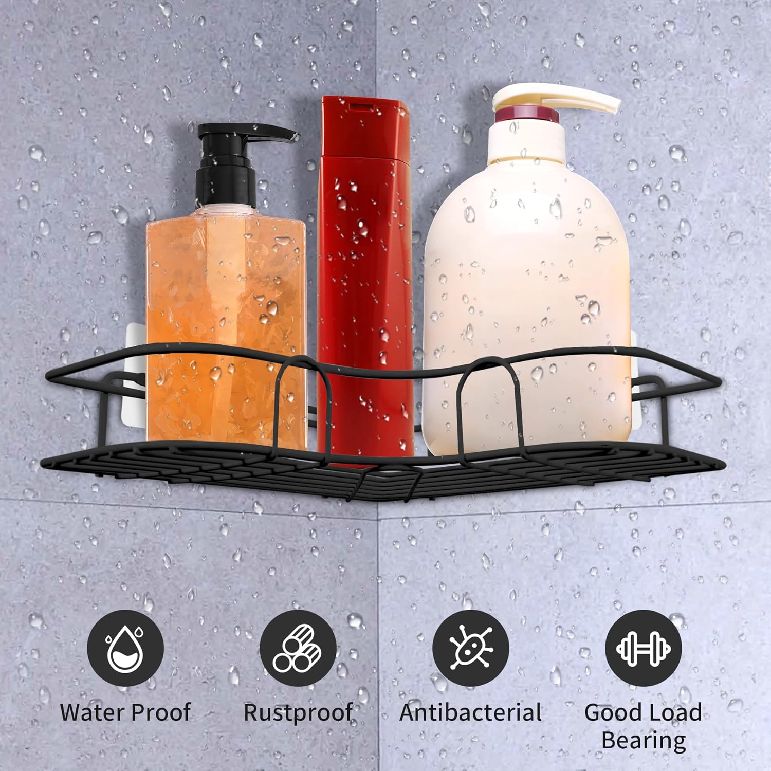 Estante Esquinero para Ducha,  - Bath Caddy Tray reseña y precio