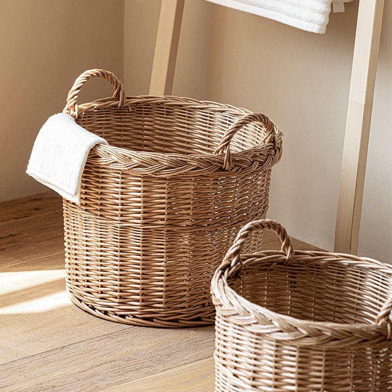 Cesto de Ropa Sucia Tejido con - Home Essentials Bathroom Storage reseña y precio