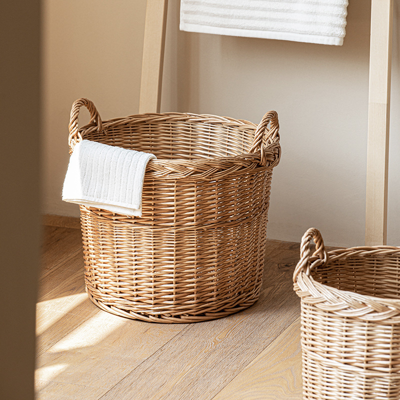 Cesto de Ropa Sucia Tejido con - Home Essentials Bathroom Storage reseña y precio
