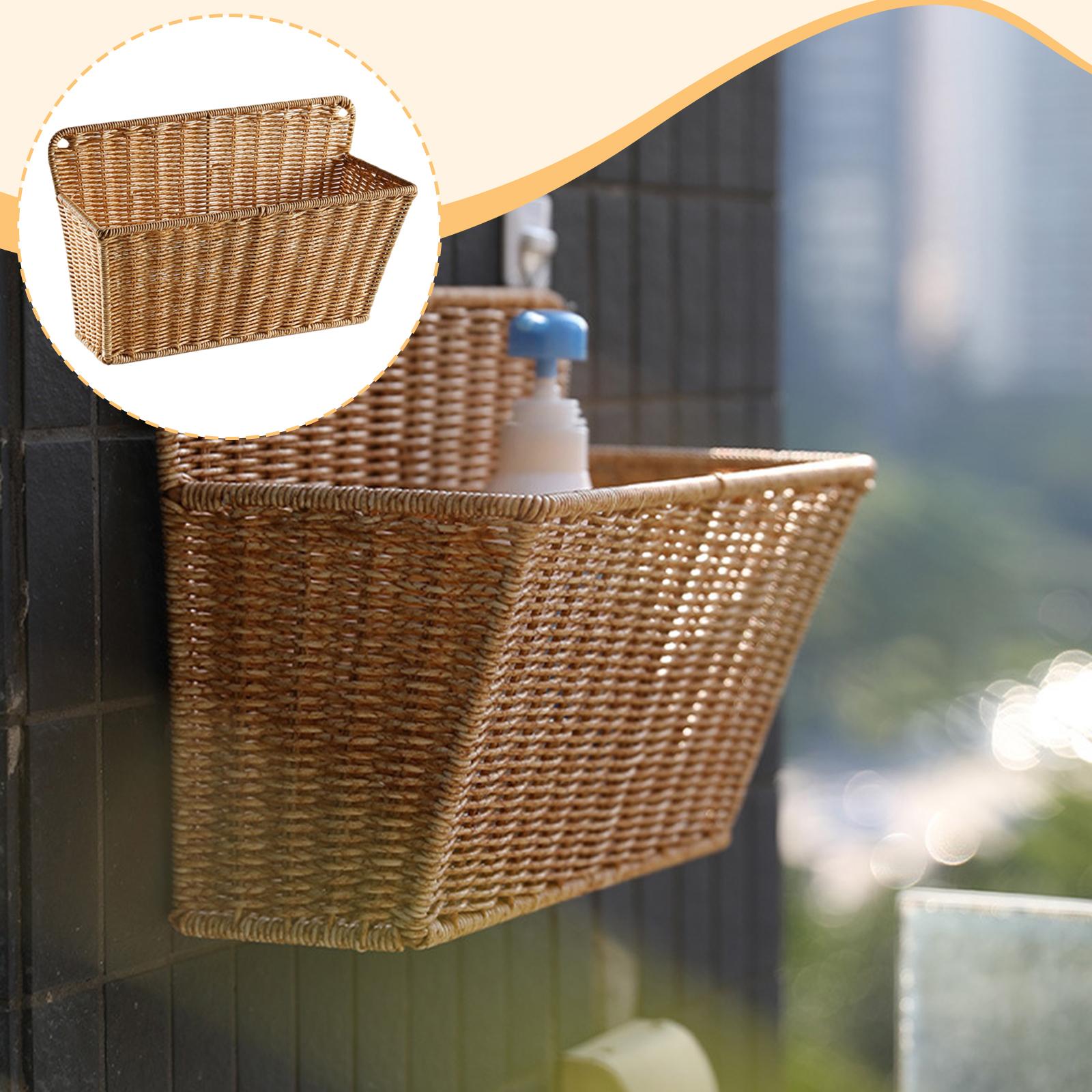 Cesta de Almacenamiento Tejida - Home Essentials Bathroom Storage reseña y precio