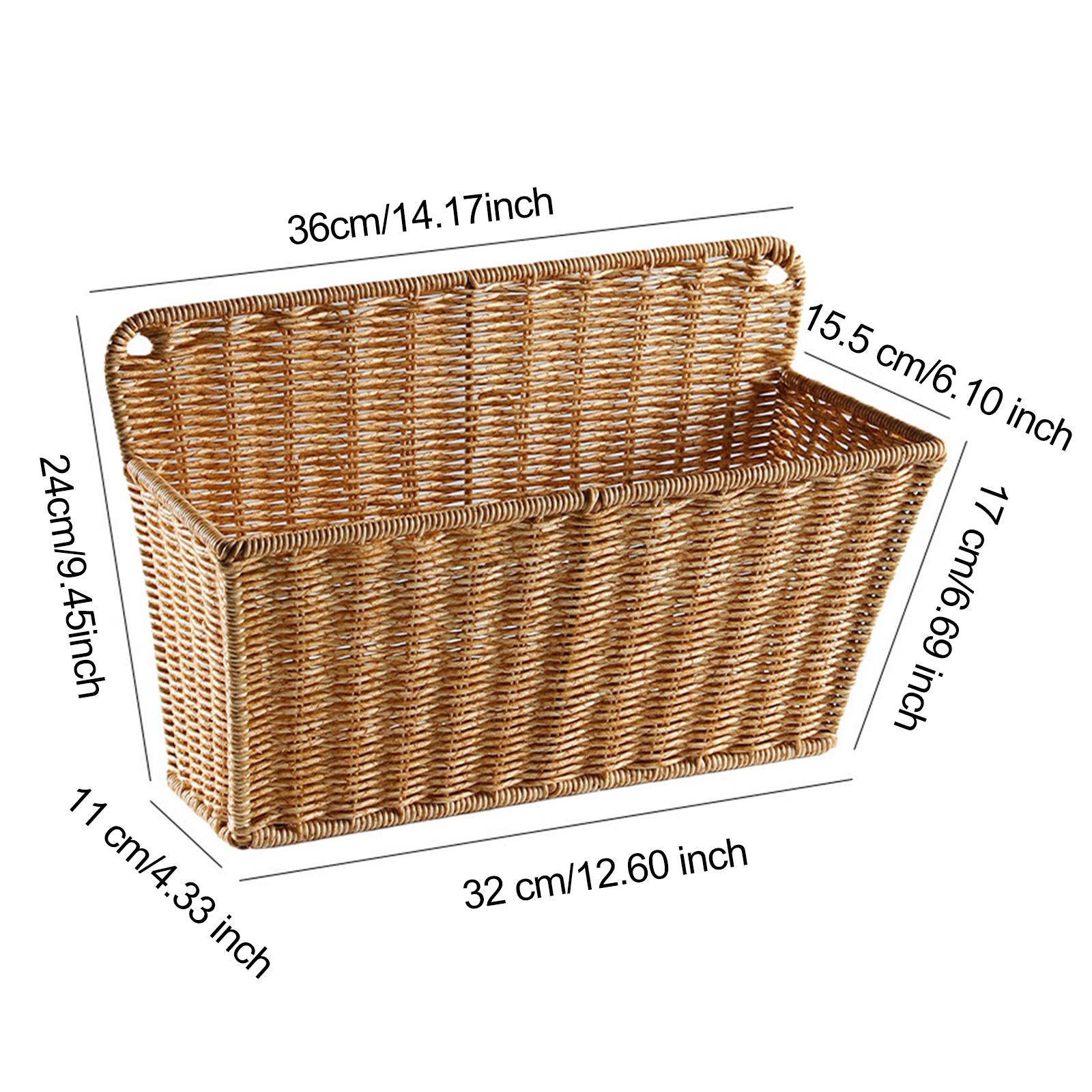 Cesta de Almacenamiento Tejida - Home Essentials Bathroom Storage reseña y precio
