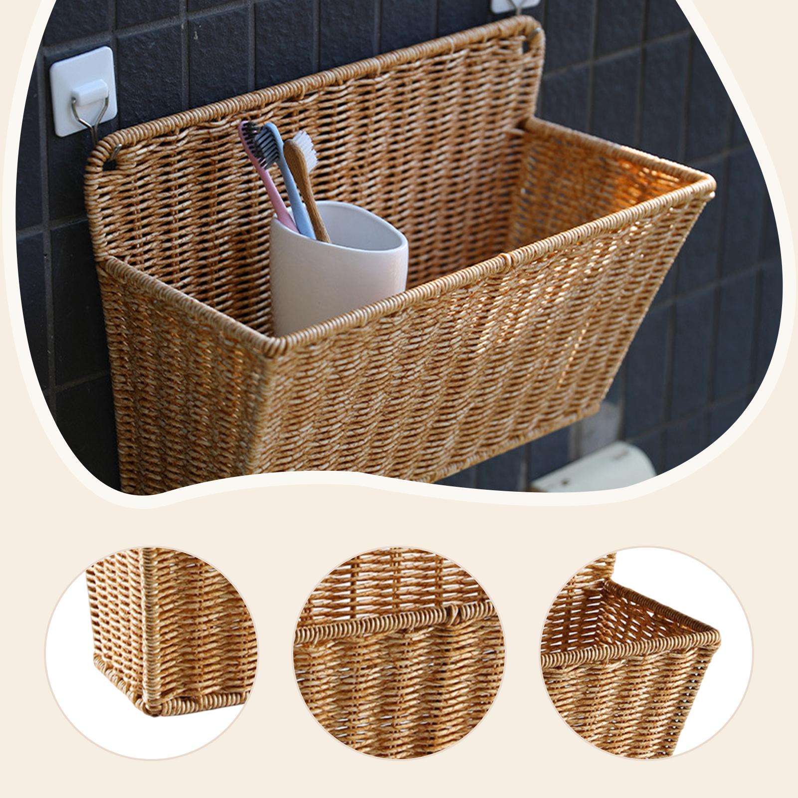 Cesta de Almacenamiento Tejida - Home Essentials Bathroom Storage reseña y precio