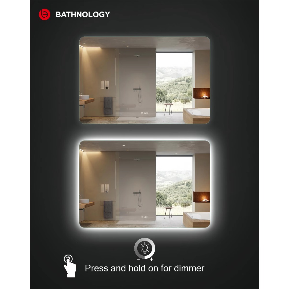 Espejo LED Rectangular Grande  - Bathroom Mirror Led reseña y precio