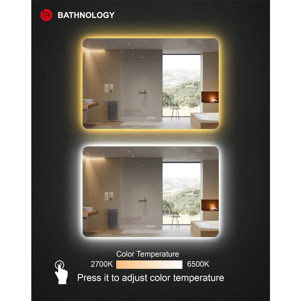 Espejo LED Rectangular Grande  - Bathroom Mirror Led reseña y precio