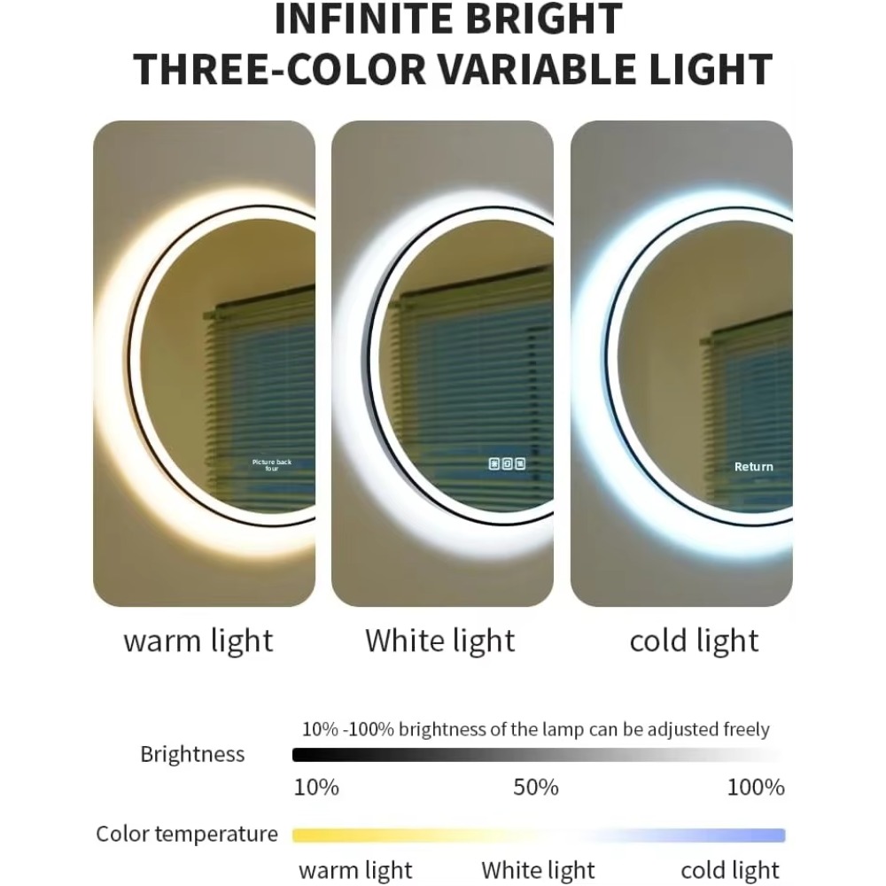 Espejo de Baño Inteligente LED - Bathroom Mirror Led reseña y precio
