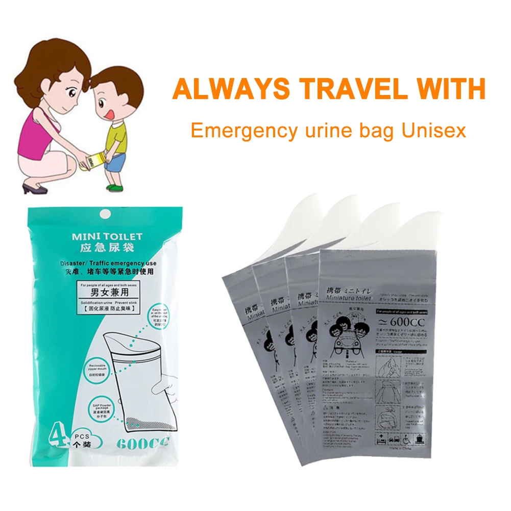 Bolsas de orina de emergencia  - Home Bathroom Urinal reseña y precio