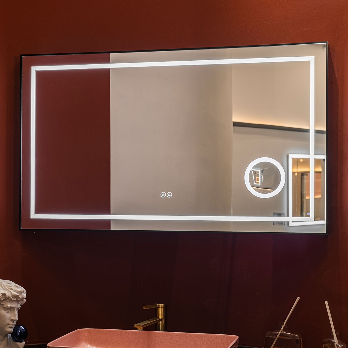 Espejos de Vanidad de Pared co - Bathroom Mirror Led reseña y precio