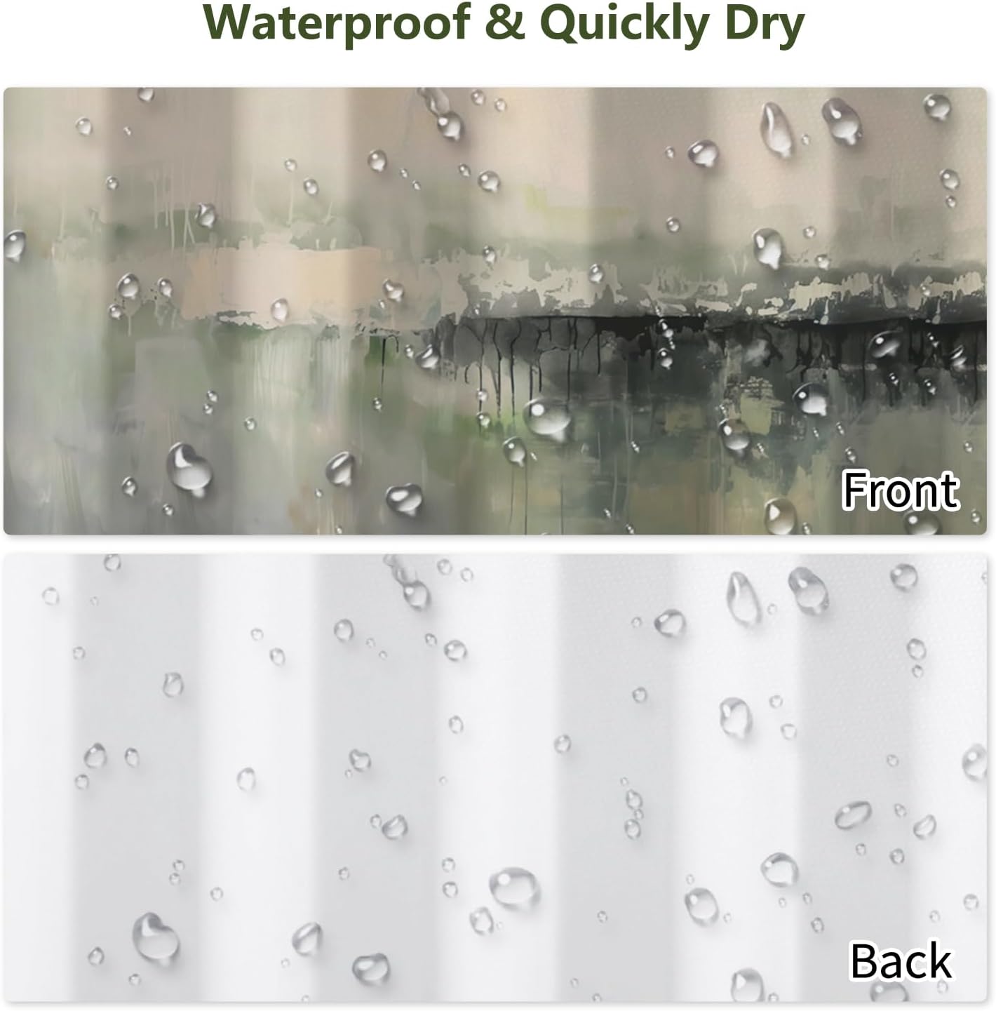 Cortina de Ducha Impermeable c - Home Bathroom Spa Ideas reseña y precio