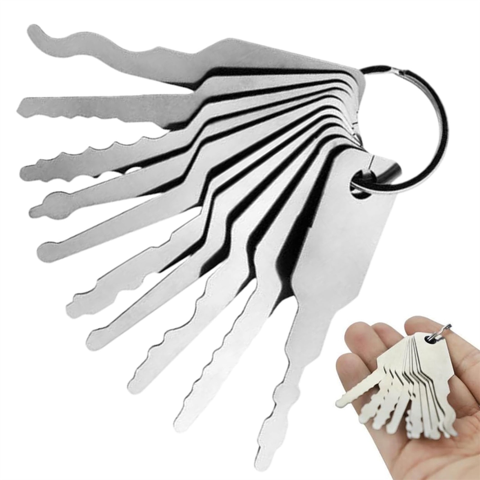10 unids/lote de llaves en bla - Home Bathroom Lock reseña y precio