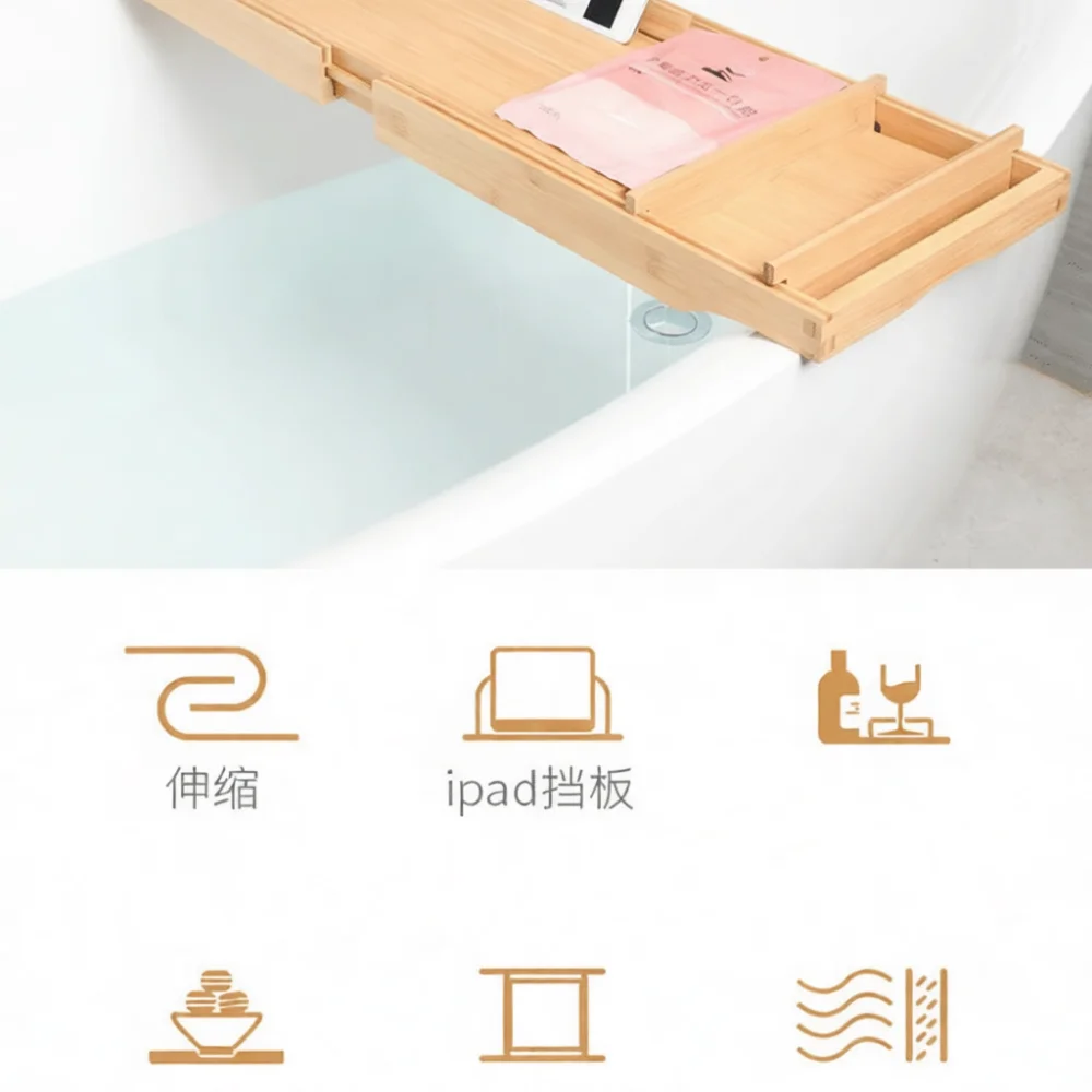 Bandeja de Lujo Ajustable para - Bath Caddy Tray reseña y precio