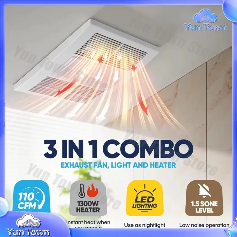 Ventilador de Techo Metálico S - Home Bathroom Vent Fans reseña y precio