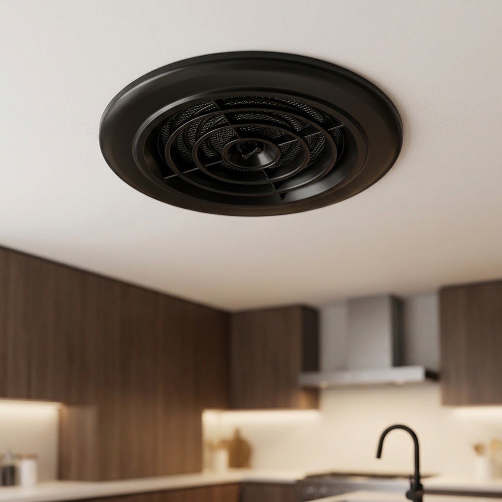 Rejilla de Ventilación Redonda - Home Bathroom Vent Fans reseña y precio