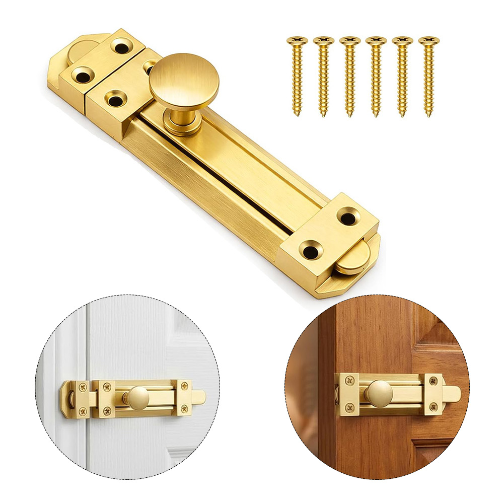 Cerradura de puerta corredera  - Home Bathroom Lock reseña y precio