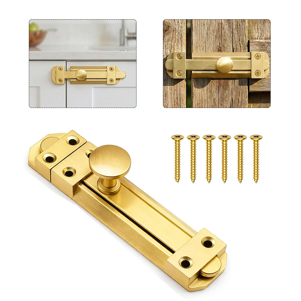 Cerradura de puerta corredera  - Home Bathroom Lock reseña y precio