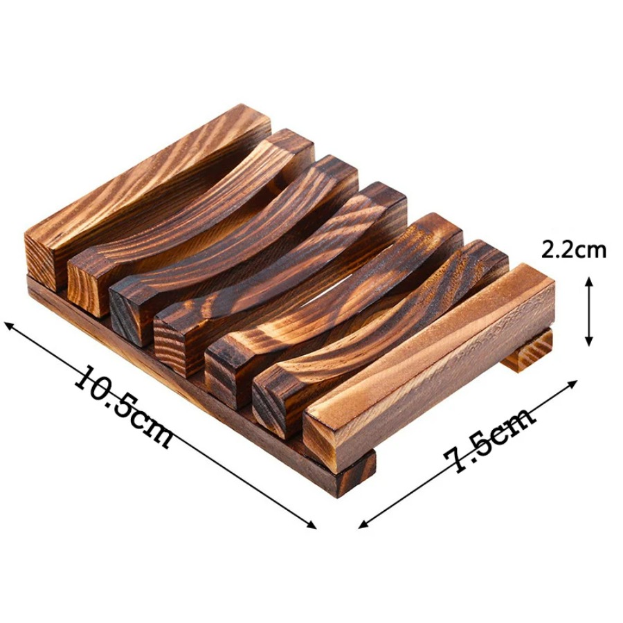 Jabonera de Bambú Natural, Rej - Home Essentials Bathroom Storage reseña y precio