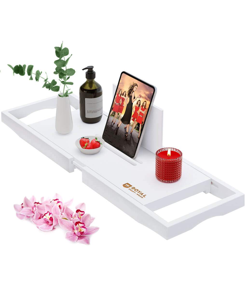 Bandeja de Bañera Expandible d - Bath Caddy Tray reseña y precio