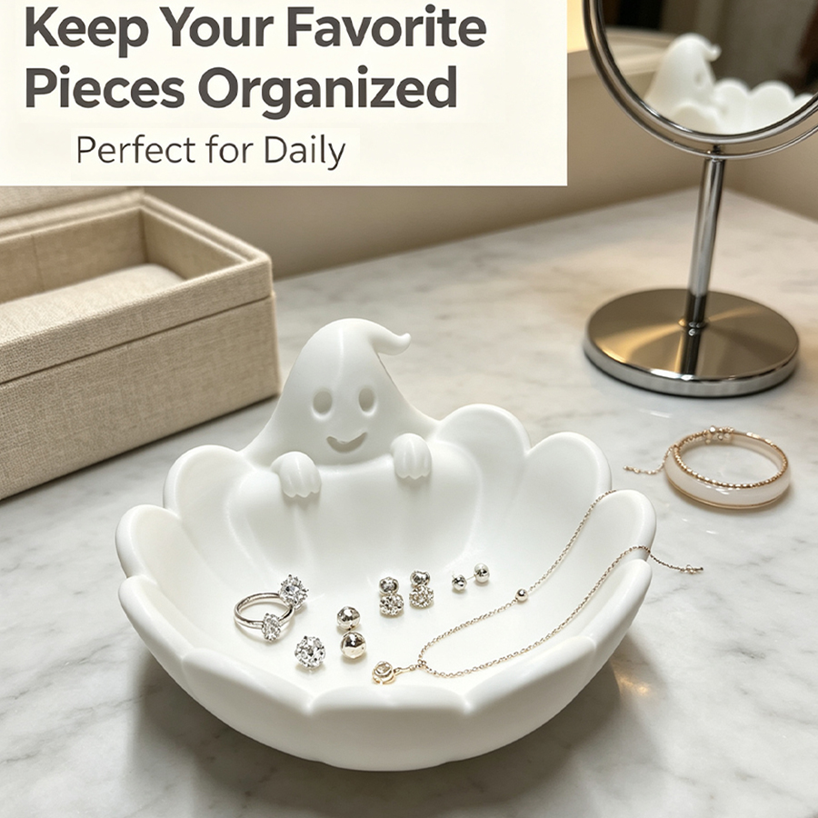 Bandeja de joyería 3D con form - Home Essentials Bathroom Storage reseña y precio
