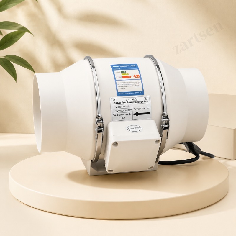Ventilador en Línea de Flujo M - Home Bathroom Vent Fans reseña y precio