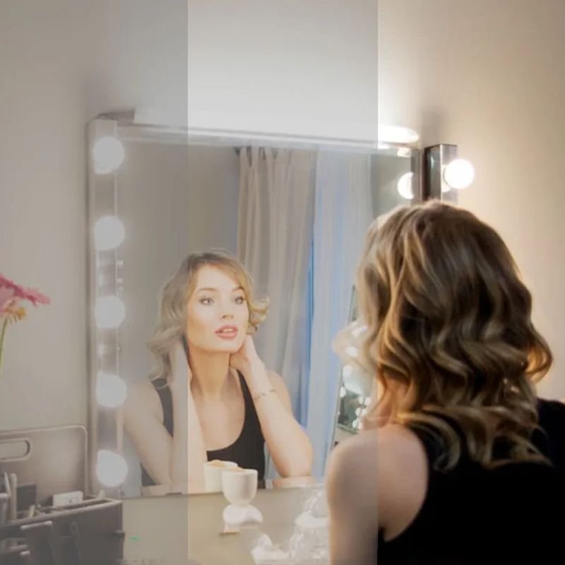 Espejo de Maquillaje LED con L - Home Bathroom Vanity reseña y precio