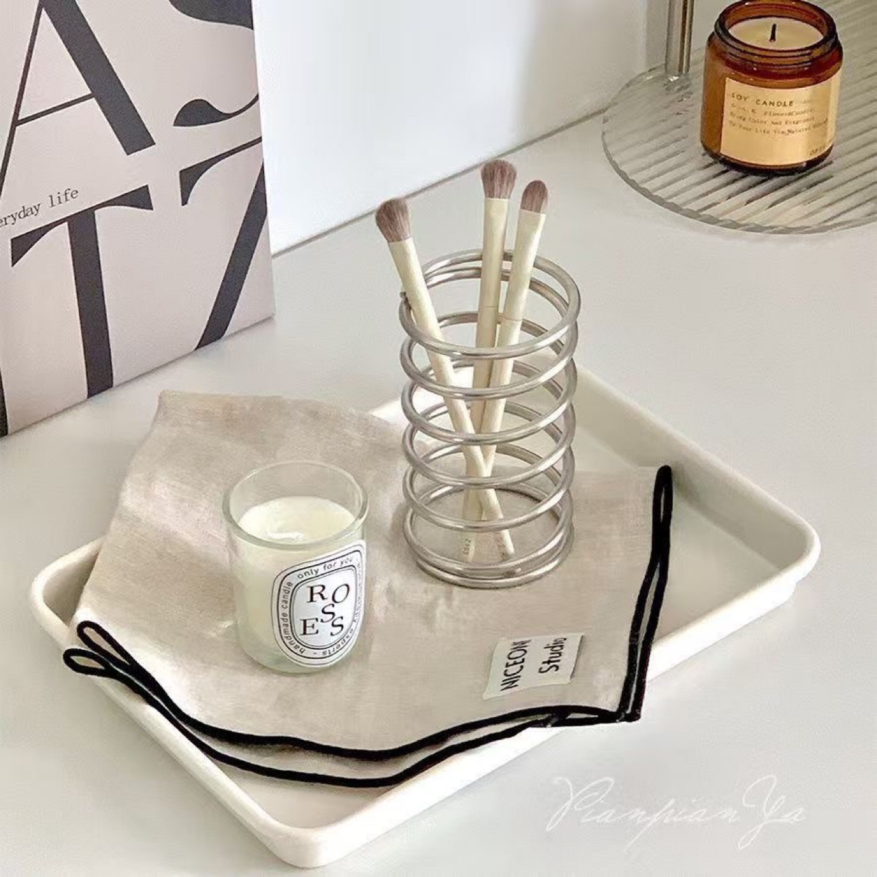 Soporte de acero inoxidable pa - Zara Home Bathroom Accessories reseña y precio