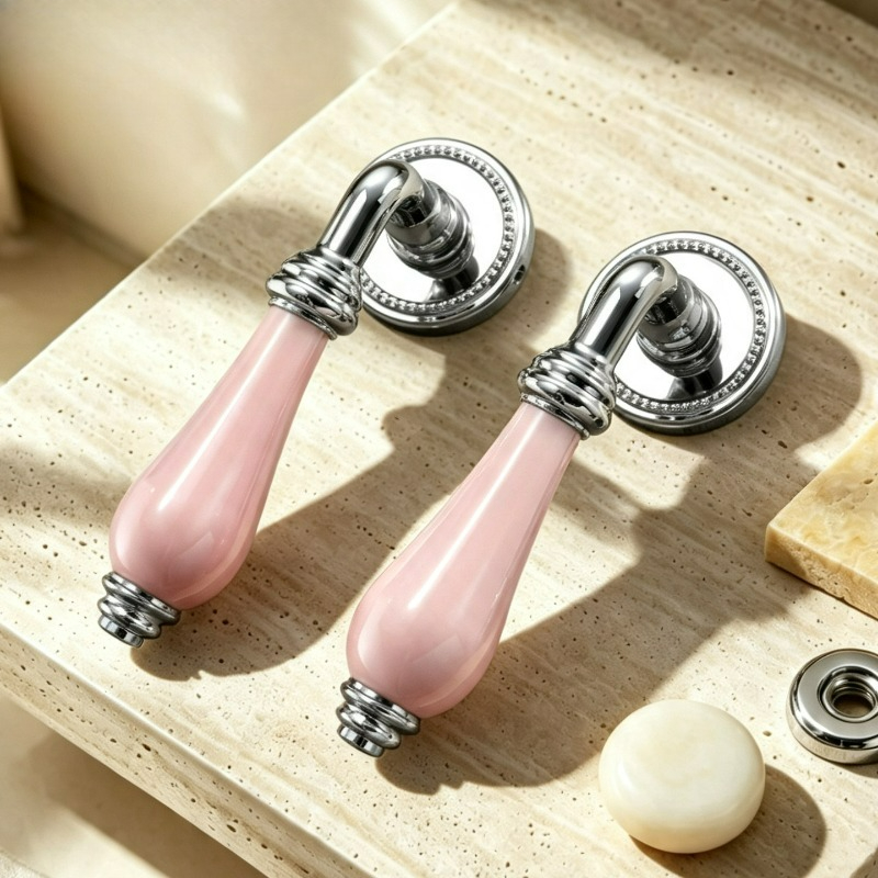 Manija de Puerta de Cerámica d - Home Bathroom Lock reseña y precio